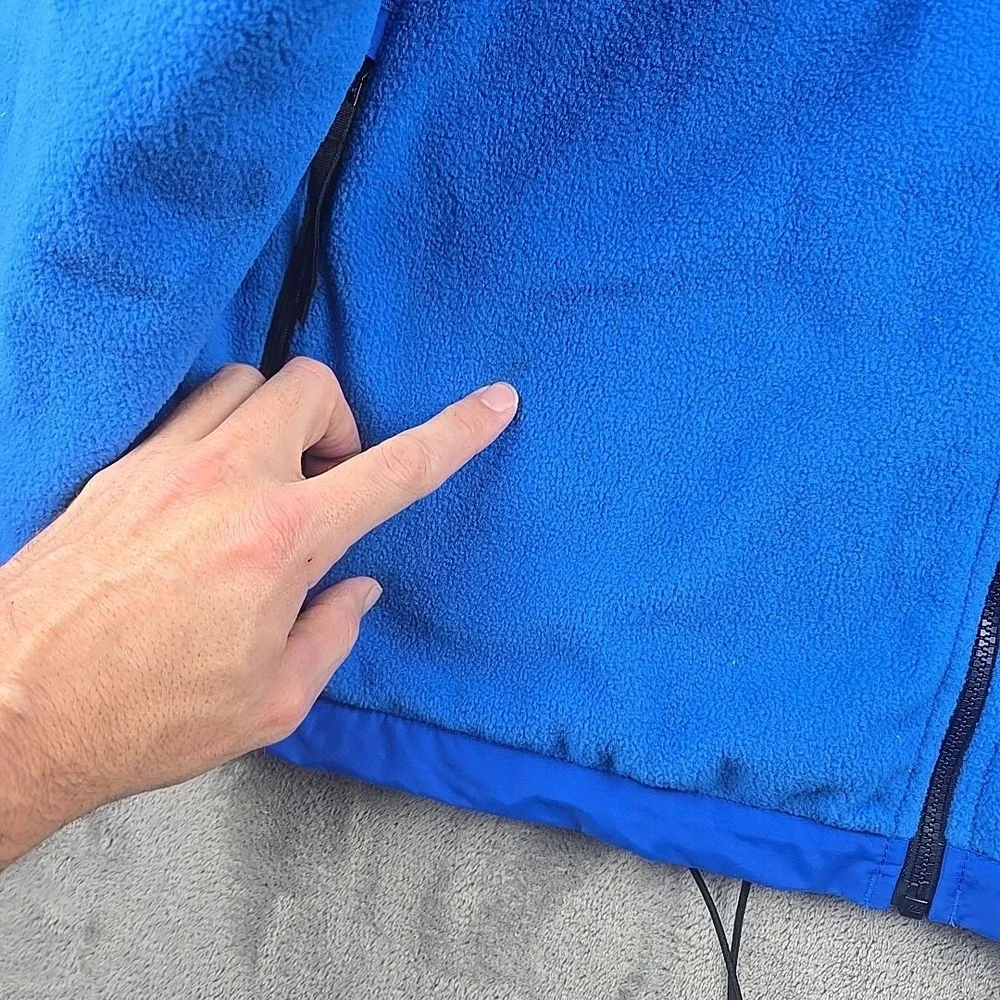 5.11 Tactical Series‎ Jacket Mens XL Cobalt Blue Fleece Full Zip Up Coat Flaw